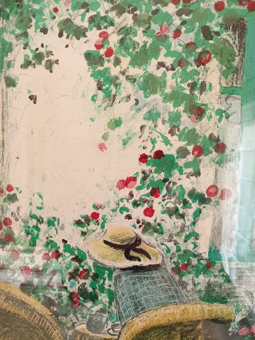 カシニョールのリトグラフ　“クライミングローズ”