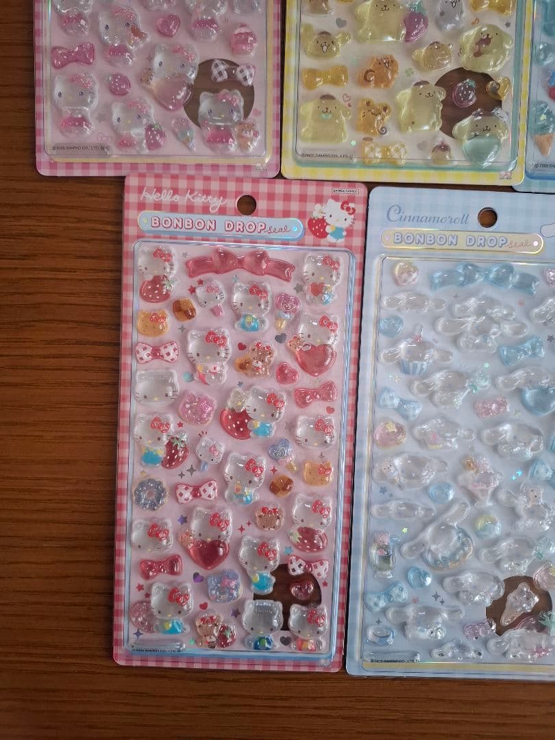 ボンボンドロップシール　サンリオ　7種