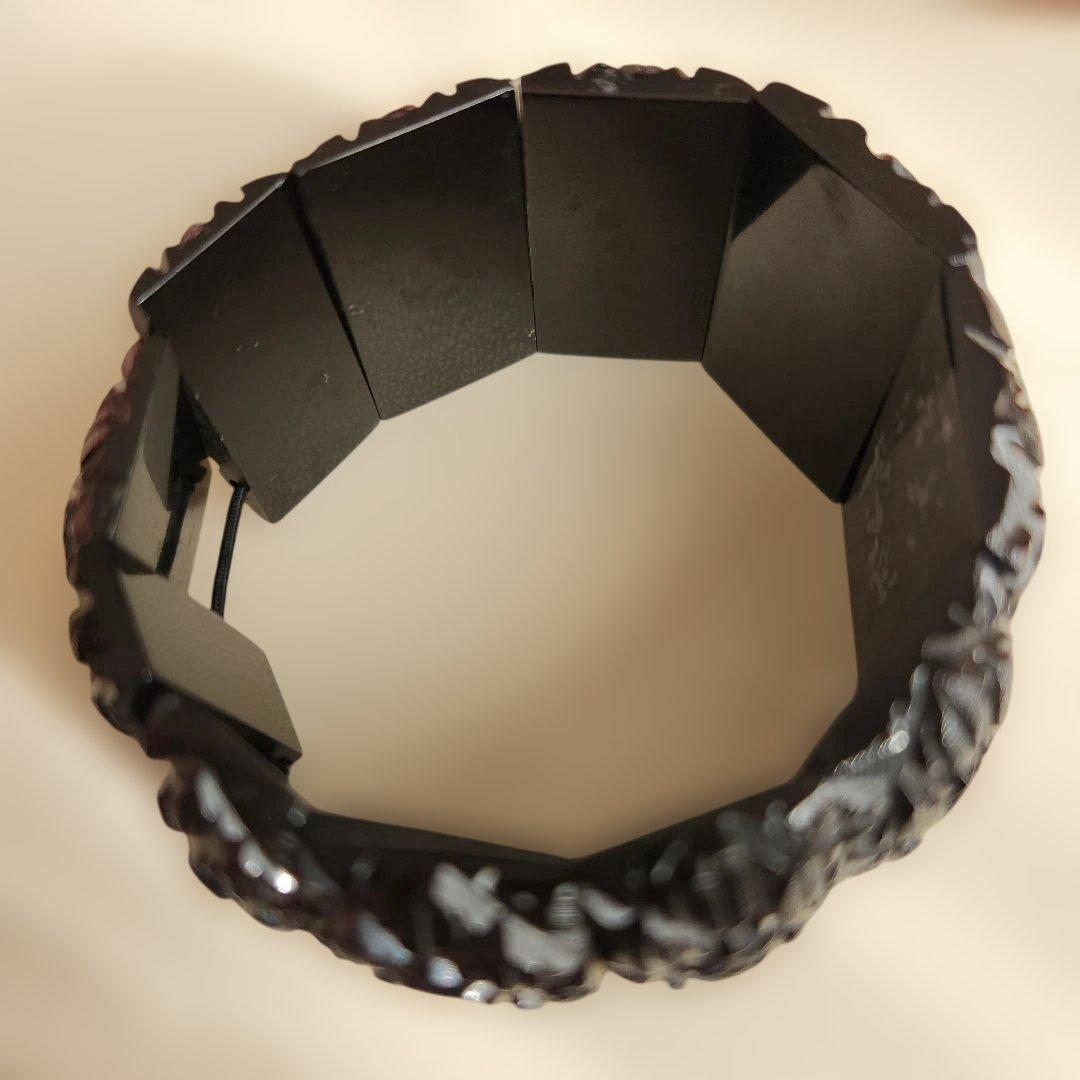 ビクトリア朝　ジェット　ブレスレット　モーニングジュエリー　アンティーク