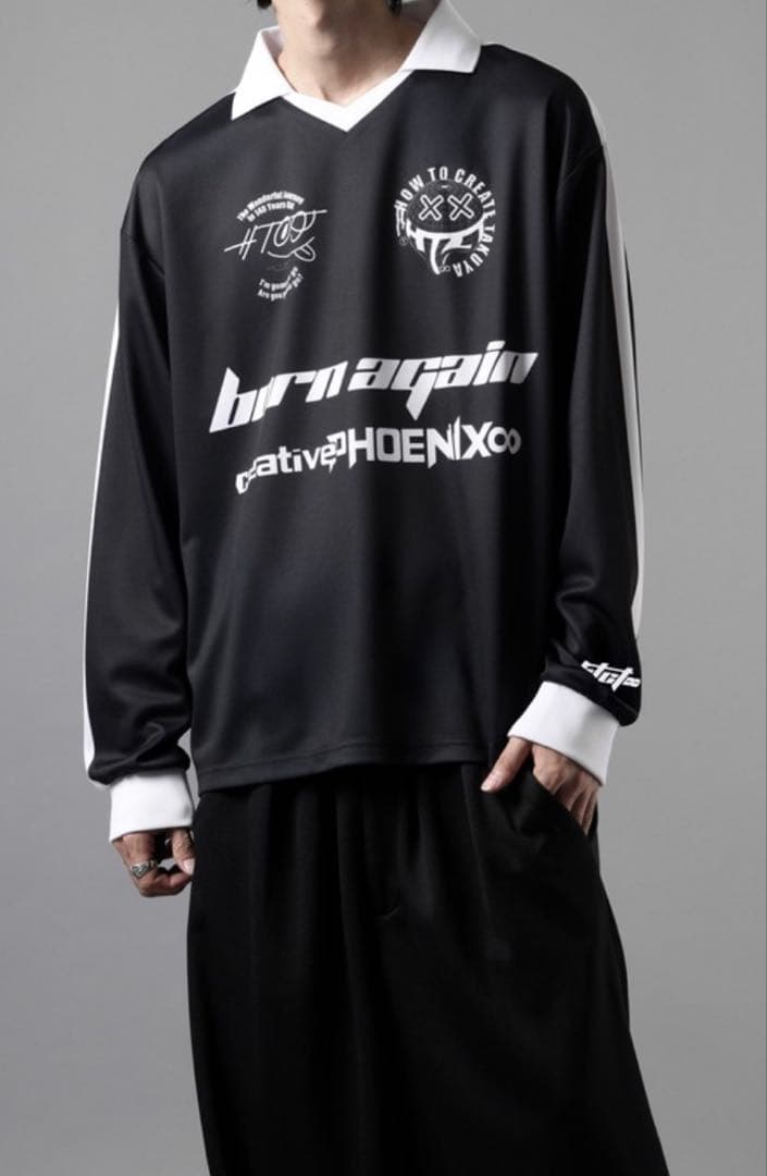 【TAKUYA∞の創り方】フットボール シャツ/ブラック
