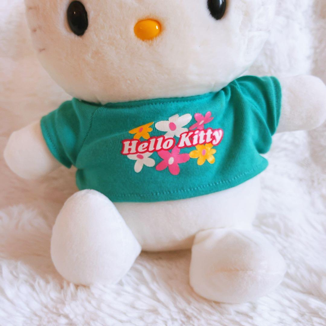 希少レア　ハローキティ　ぬいぐるみ　ハイビスカス　サマー　サーフ　平成レトロ