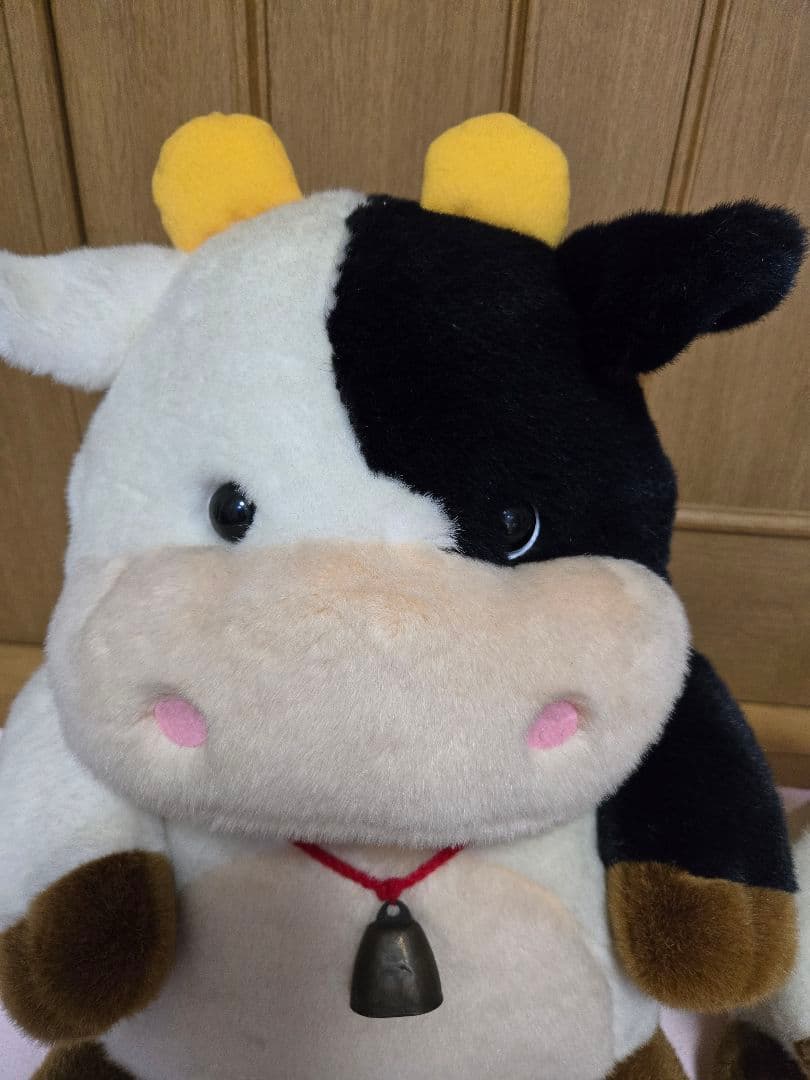 ヒロクンハウス レトロ 牛 ぬいぐるみ　特大　２個セット