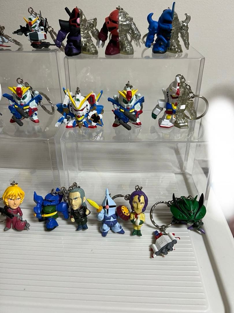 ガンダムのキーホルダーのセット