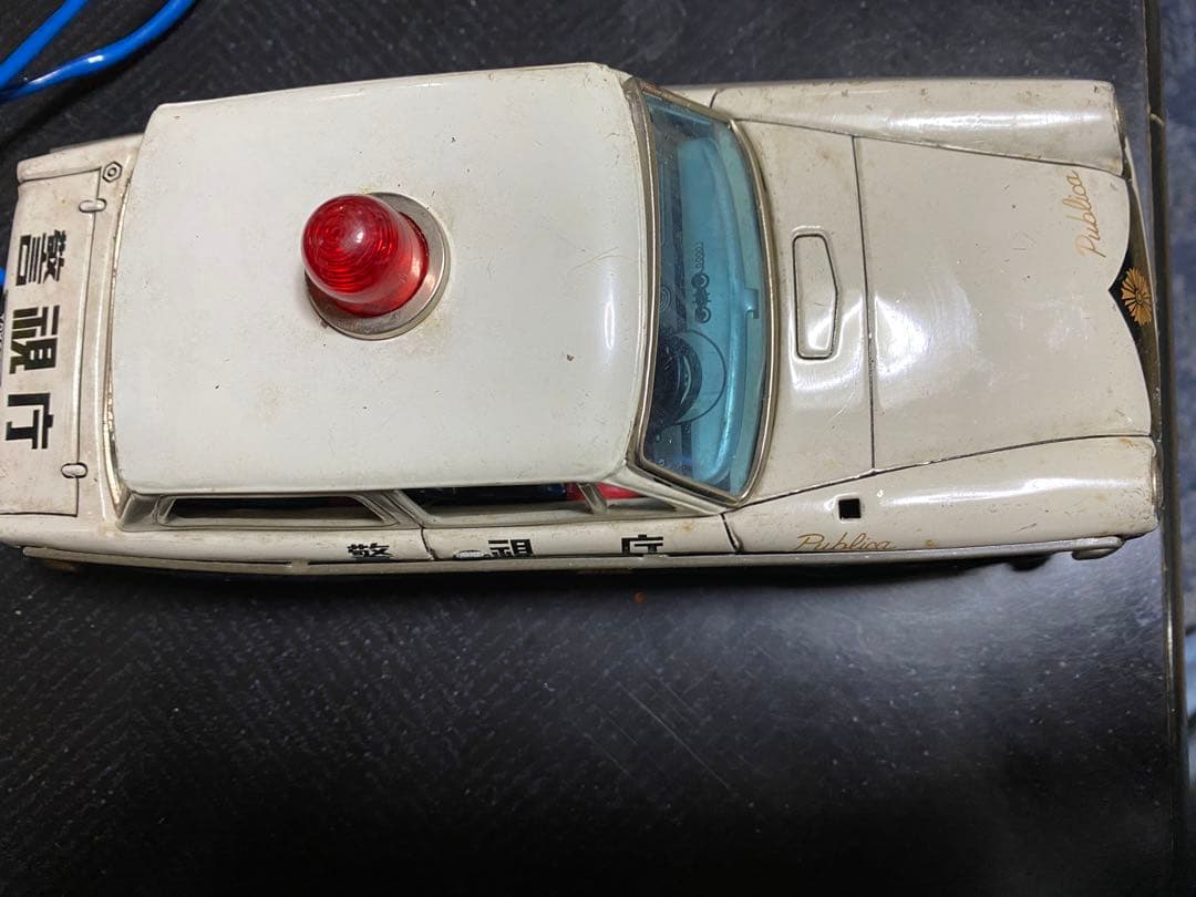 ブリキ製　トヨタ　パプリカ　警視庁パトカー