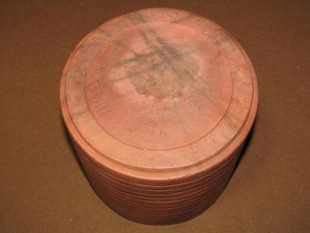 は*な様 【古備前　水指　窯印あり　昭和初期】備前焼　茶道具