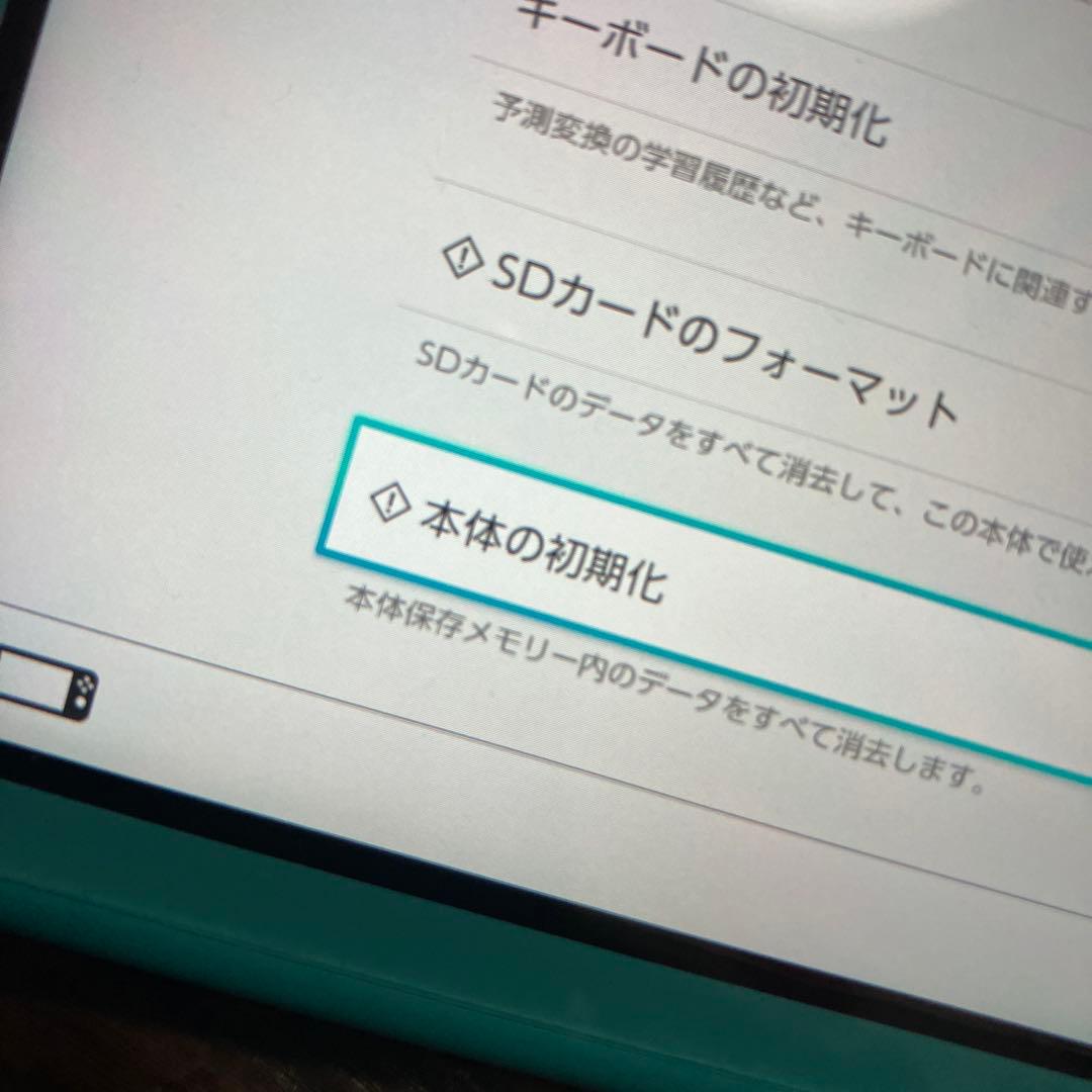 Nintendo Switch Lite ターコイズ 本体　初期化済み中古