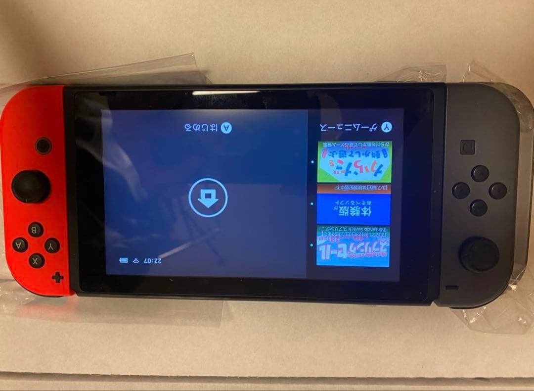 Nintendo Switch 本体　箱付き　カセット付き