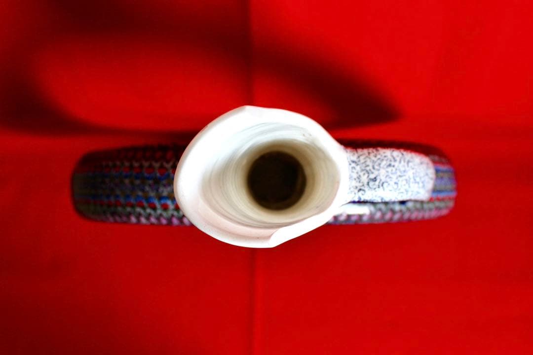 トルコ雑貨【アヴァノス陶器　飾り壺　ワインデキャンタ】