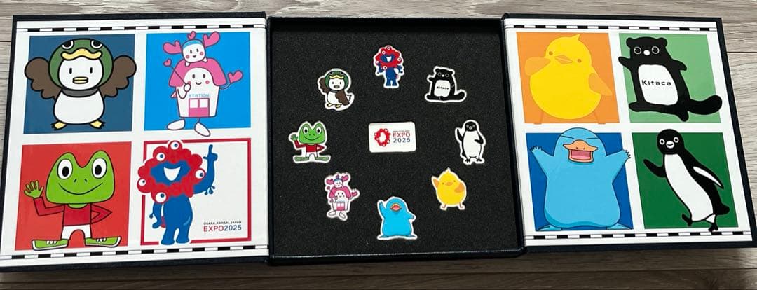 EXPO2025 ミャクミャク 【JR7キャラクター】 ピンバッジセット