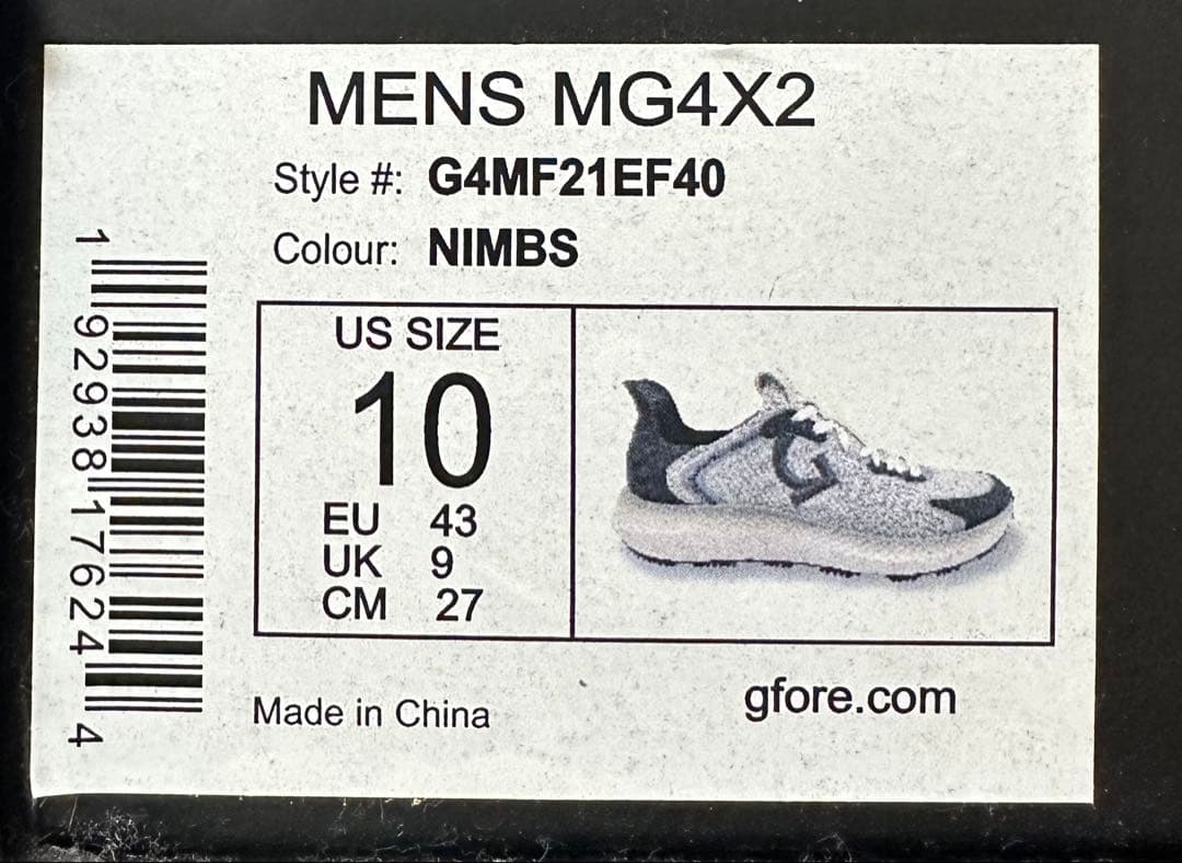 （中古）G/FORE MG4X2 スパイクレスシューズ