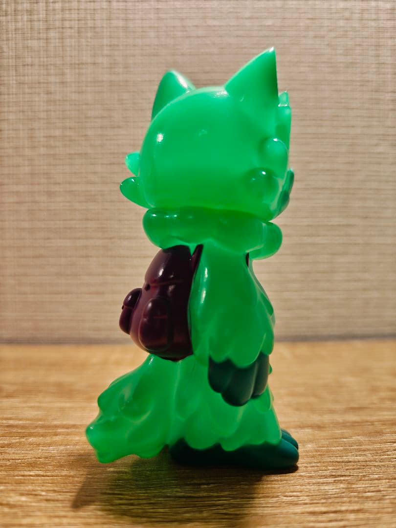 あらいきりこ　おおかみくんソフビ　ミステリーグリーン