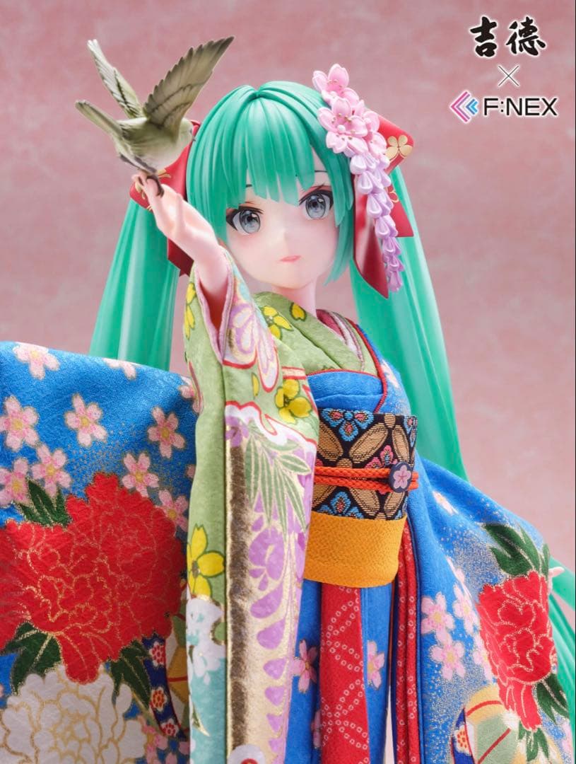 初音ミク 日本人形 1/4 フィギュア