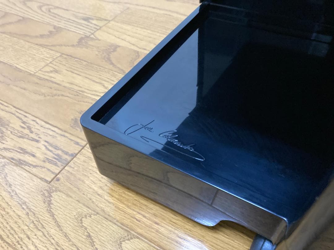 ボビーワゴン3段5トレイ　ブラック　正規品　ウッド天板2枚付き　収納ワゴン