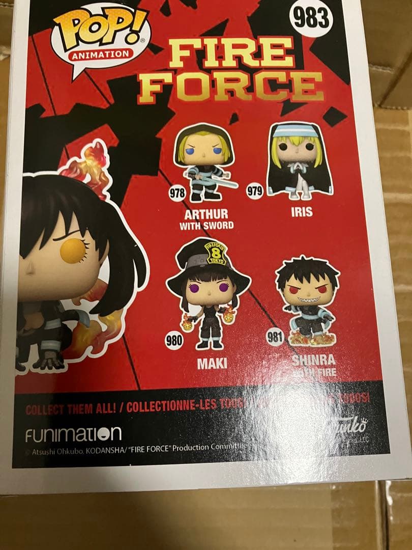 funko pop 炎炎ノ消防隊 タマキ・コタツ フィギュア 環古達