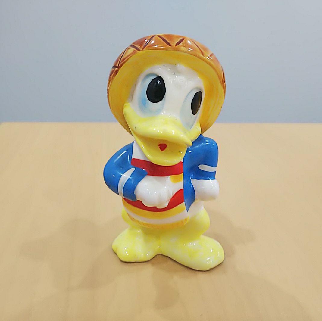 ディズニー ドナルドダック 陶器 フィギュア