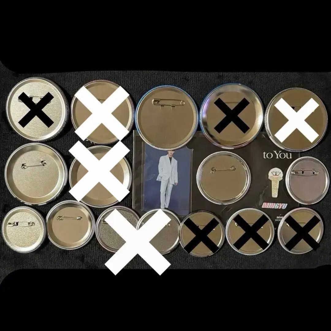 SEVENTEEN ミンギュ 缶バッジ