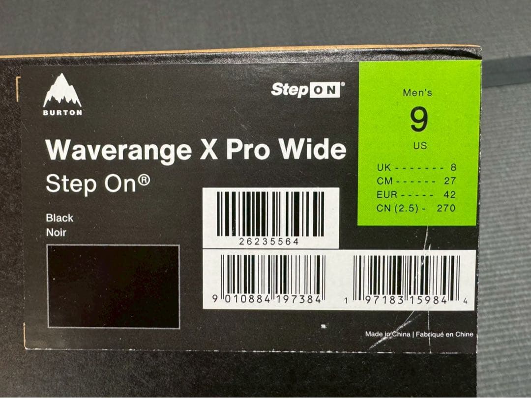 Burton ウェイブレンジ x pro wide step on