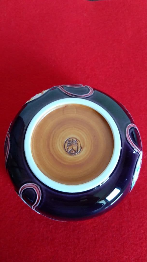 伊藤南山　昇峰　京焼　清水焼　交趾　イッチン　蓋物　無病　六瓢