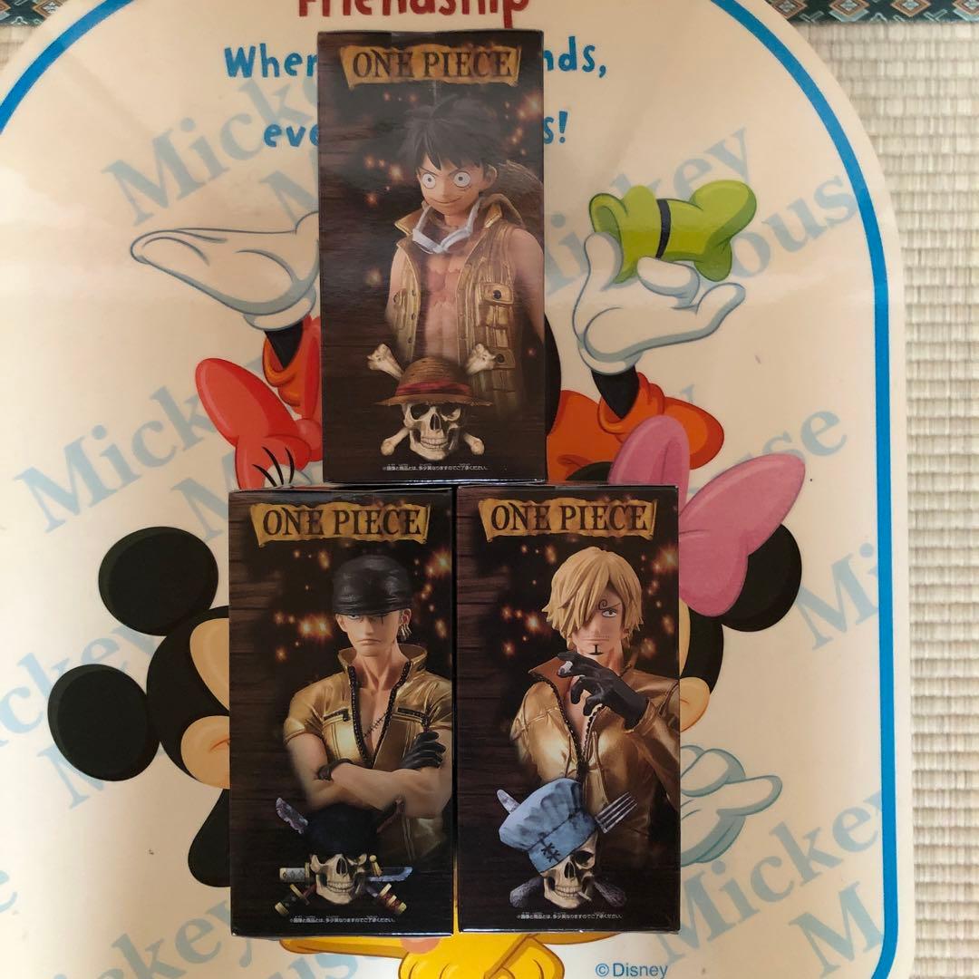 ワンピースDXF ルフィ・ゾロ・サンジ　セット売り