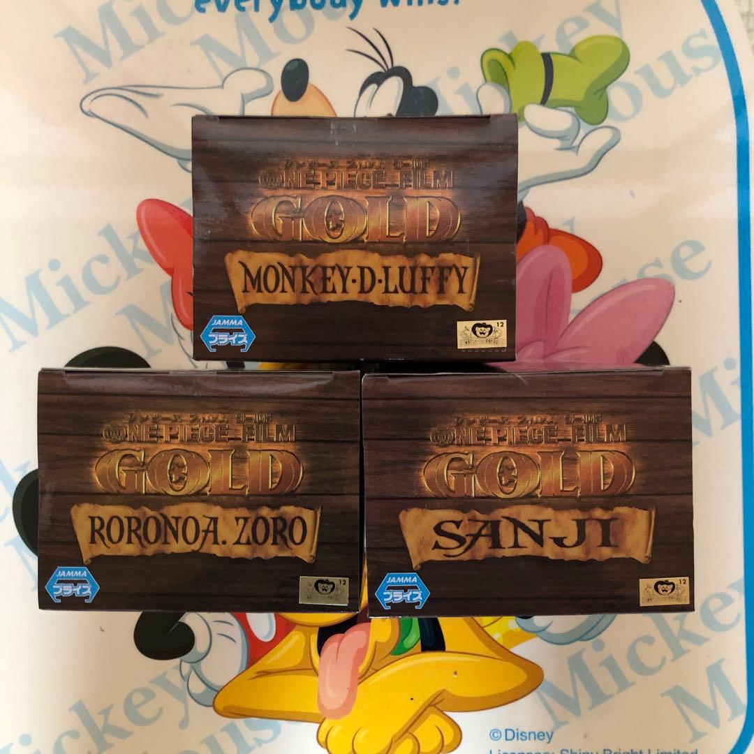 ワンピースDXF ルフィ・ゾロ・サンジ　セット売り