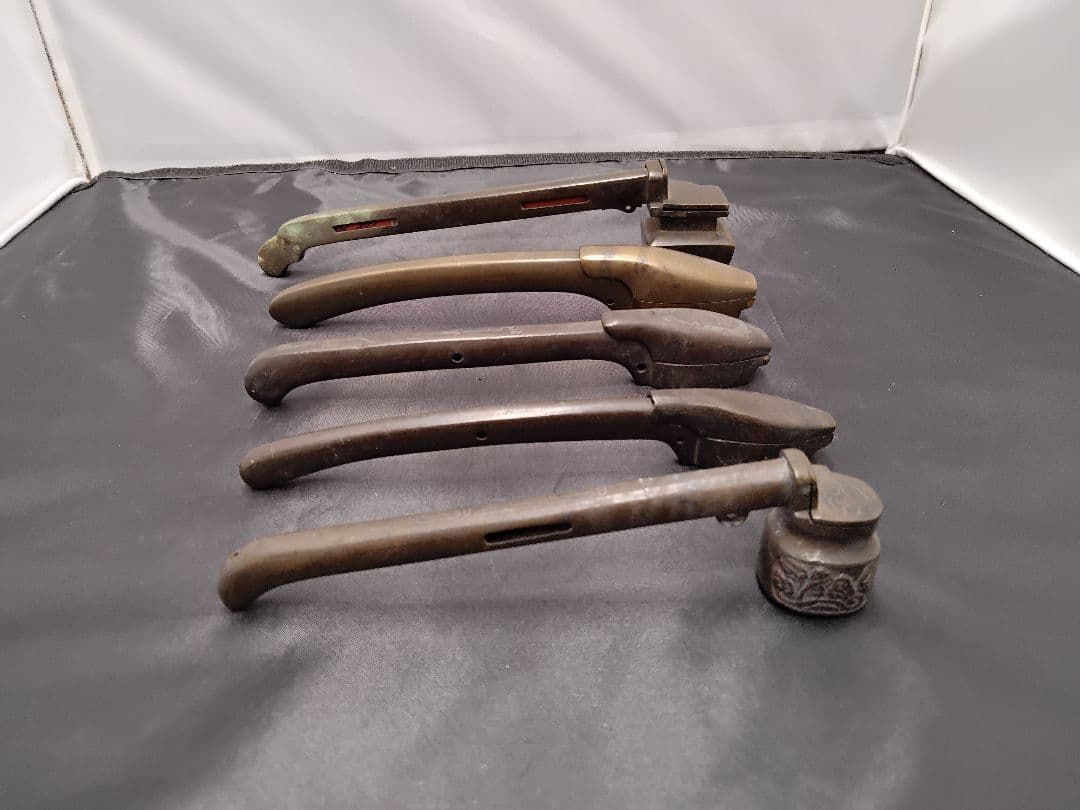 銀象嵌入　矢立　５本セット　M１１８４