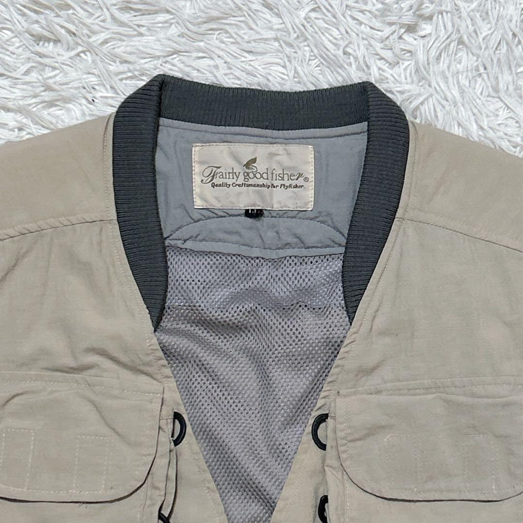 【917】Fairly Good Fisher フィッシングベスト ベージュ
