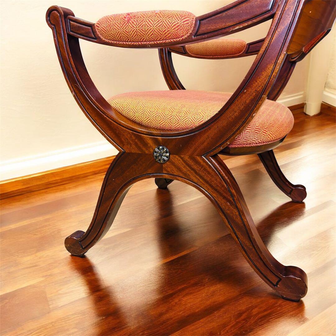 DREXEL HERITAGE USA製　ヴィンテージ家具　チェア　マホガニー