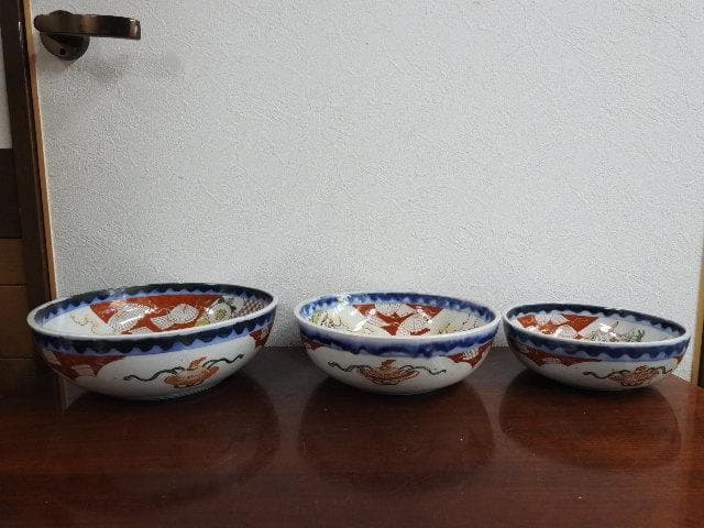 伊万里　三重鉢　江戸時代　M942