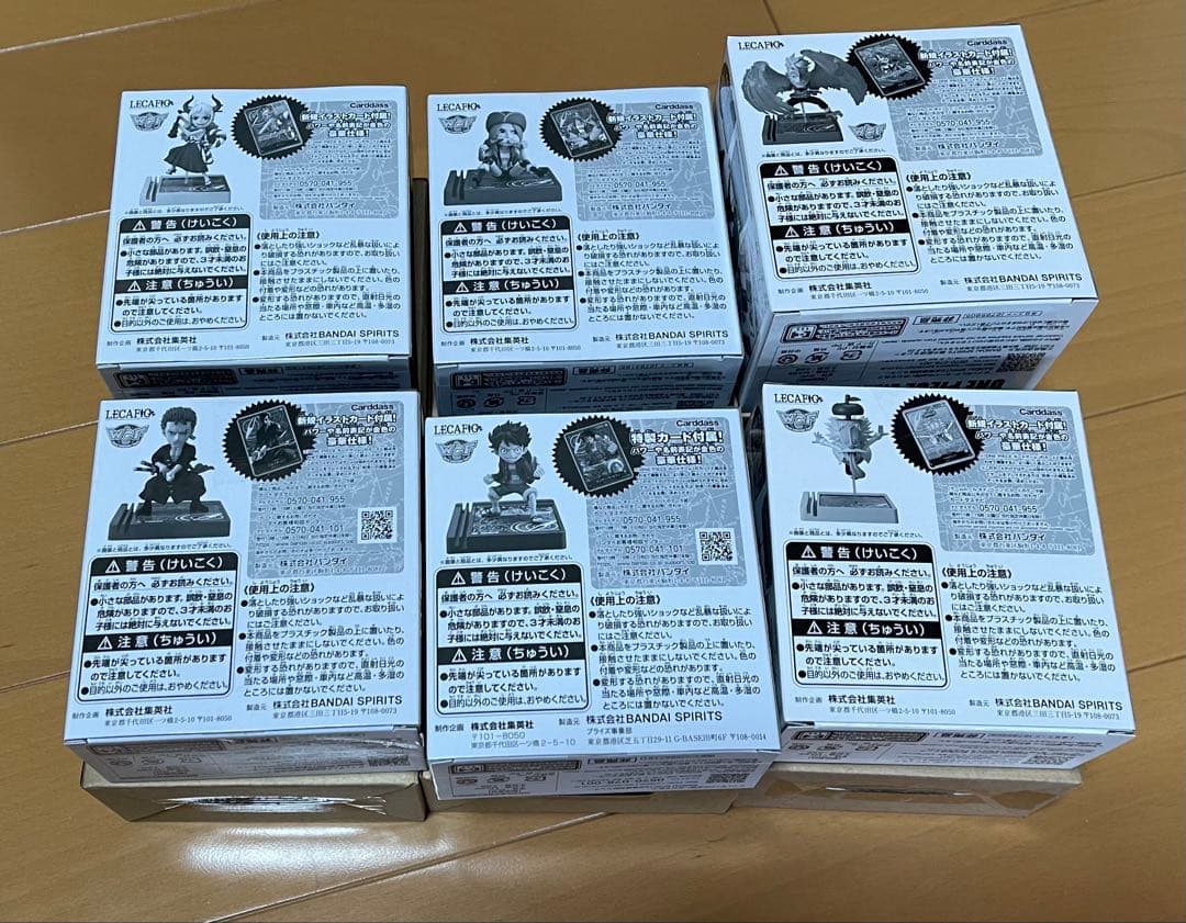 新品未開封レカフィグ ワンピース 6種コンプ　ルフィ　ゾロ　マルコ　ベガパンク