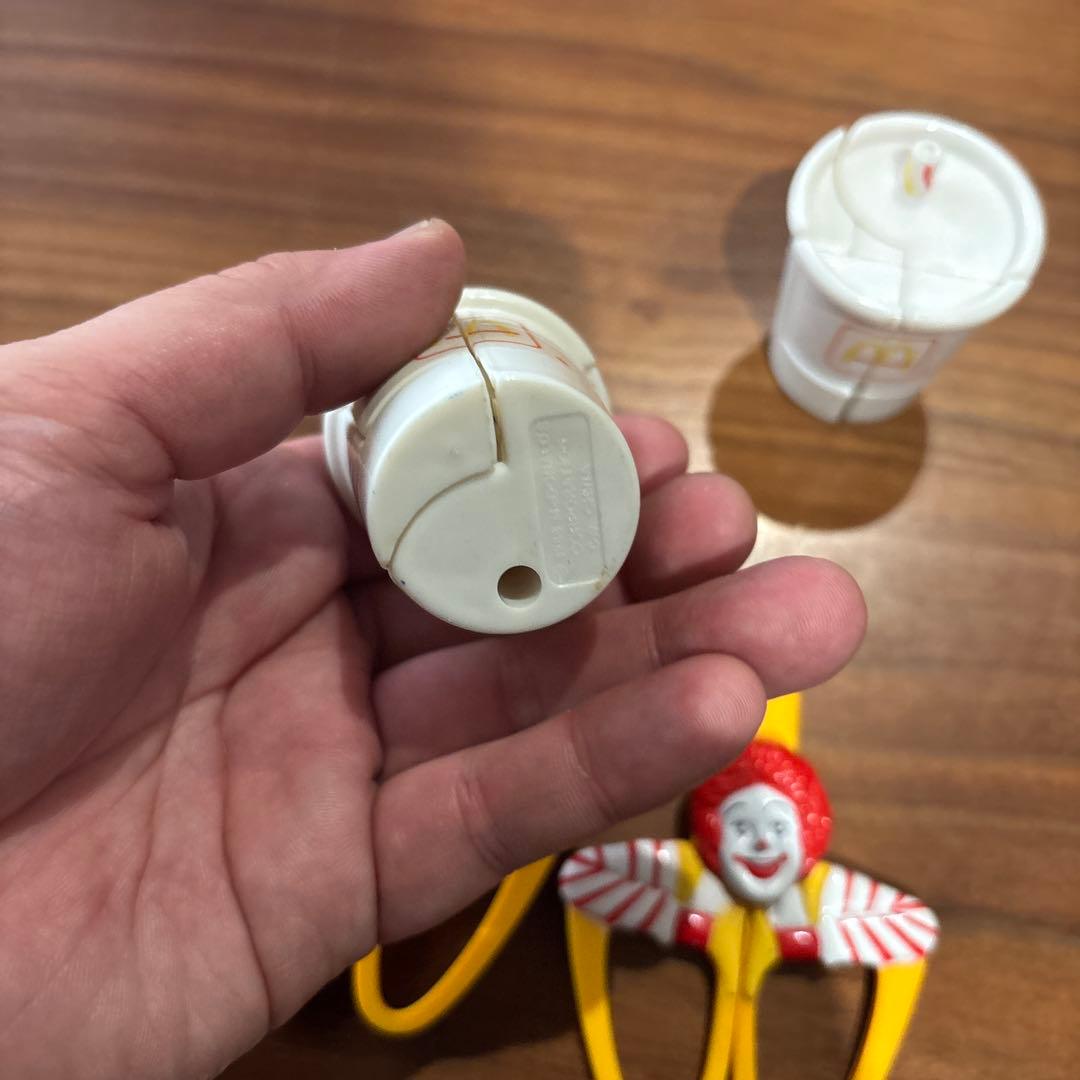 1991年 マクドナルド ドナルド ハサミ 変身する￼シェイク ￼非売品 おまけ