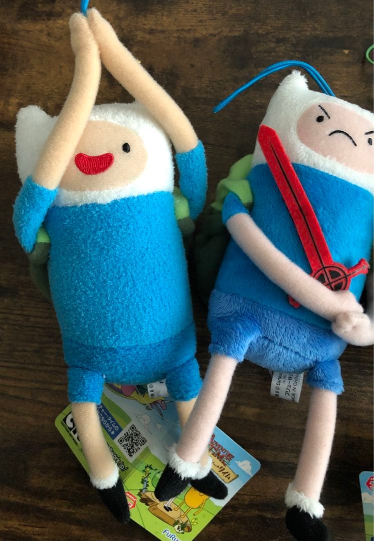 アドベンチャータイム　フィン ぬいぐるみ マスコット 3種セット