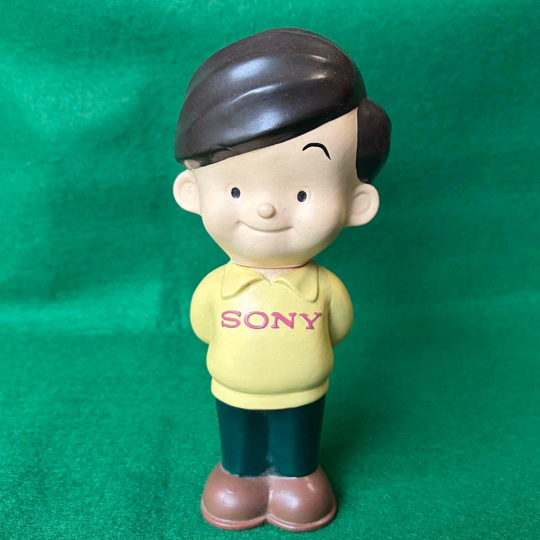 ソニー坊や　SONY 美品　昭和レトロ　企業キャラクター　ソフビ　フィギュア