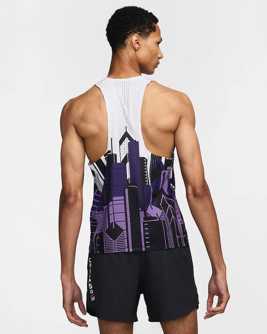 新品未使用 NIKEシングレット シカゴマラソン限定 　US M サイズ