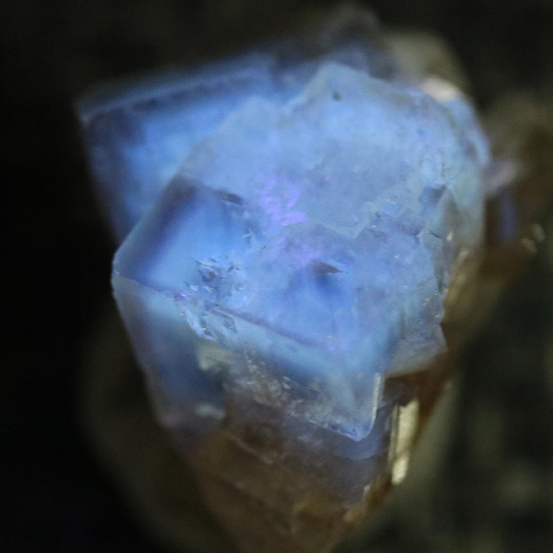 フローライト アメリカ オハイオ州産 / 鉱物標本 原石 天然石 蛍石 蛍光鉱物