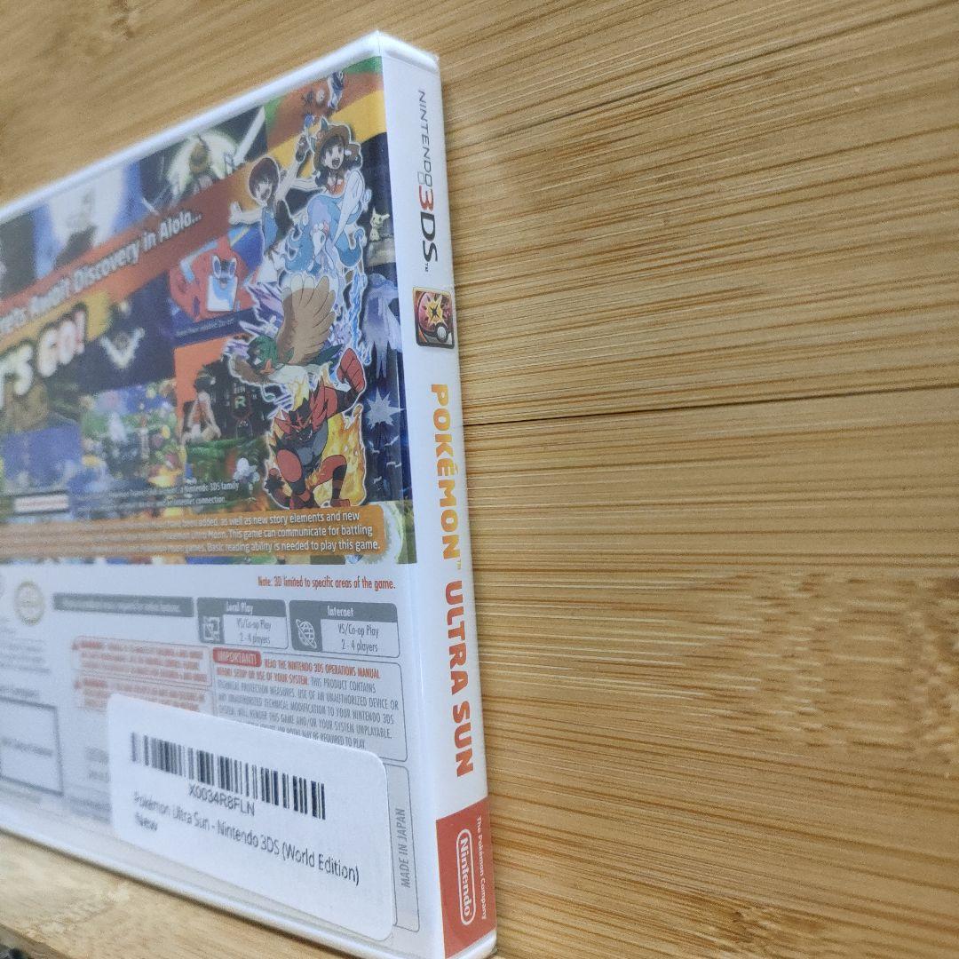 【新品未開封】北米版　ポケモン ウルトラサン ニンテンドー3DSシュリンク付き