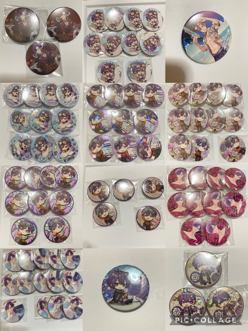 浦島坂田船 志麻 缶バッジまとめ