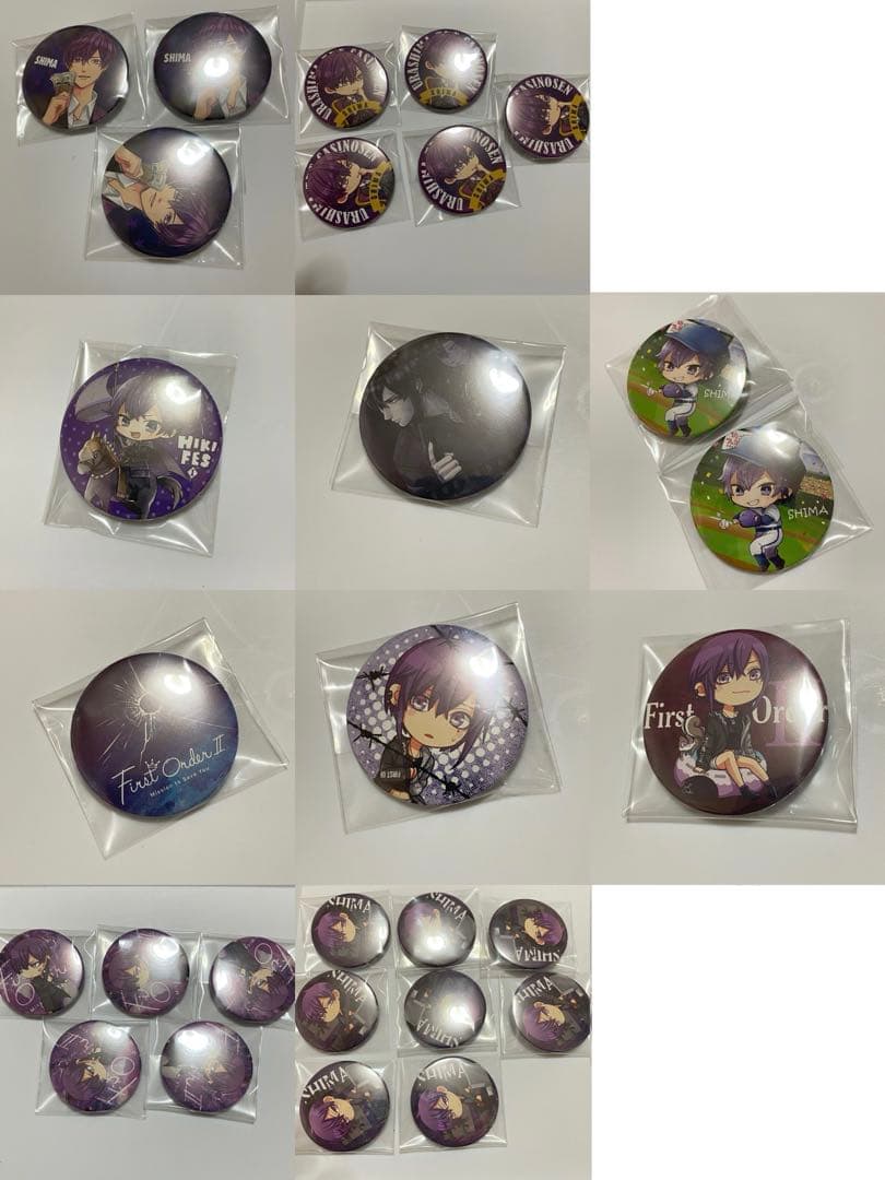 浦島坂田船 志麻 缶バッジまとめ