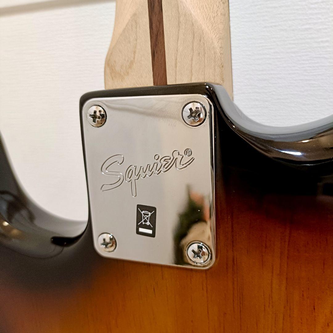 【メンテ済】Squier ストラトキャスター エレキギター本体 サンバースト