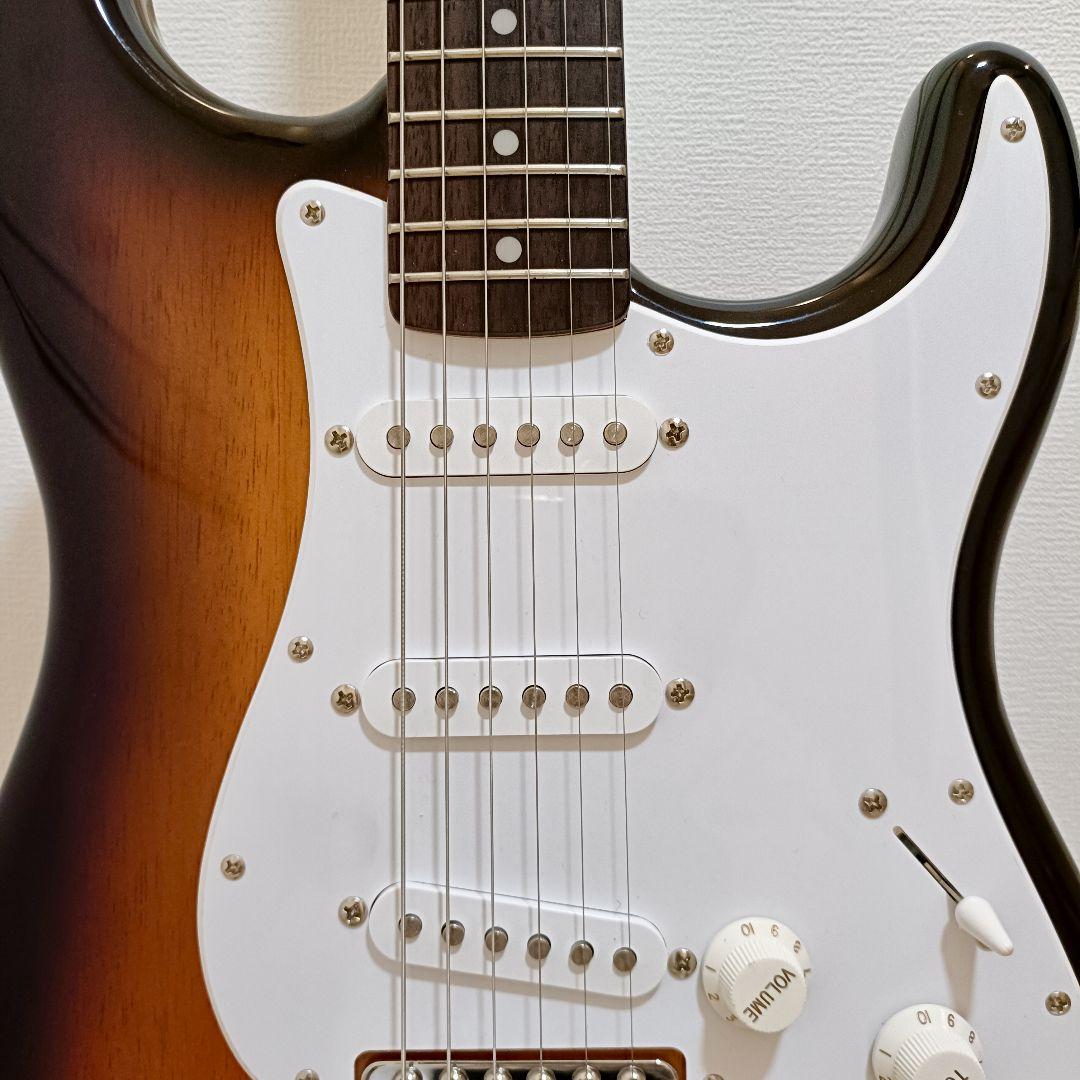 【メンテ済】Squier ストラトキャスター エレキギター本体 サンバースト