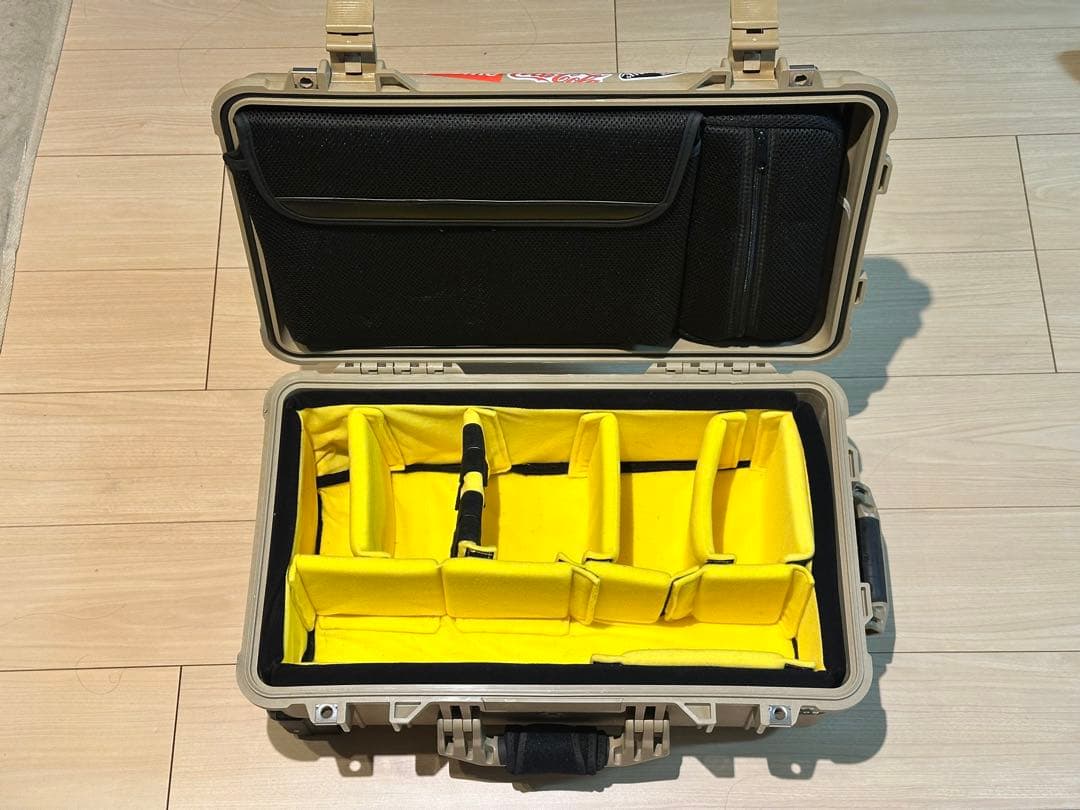 Pelican 1510 Desert Tan ステッカー付き