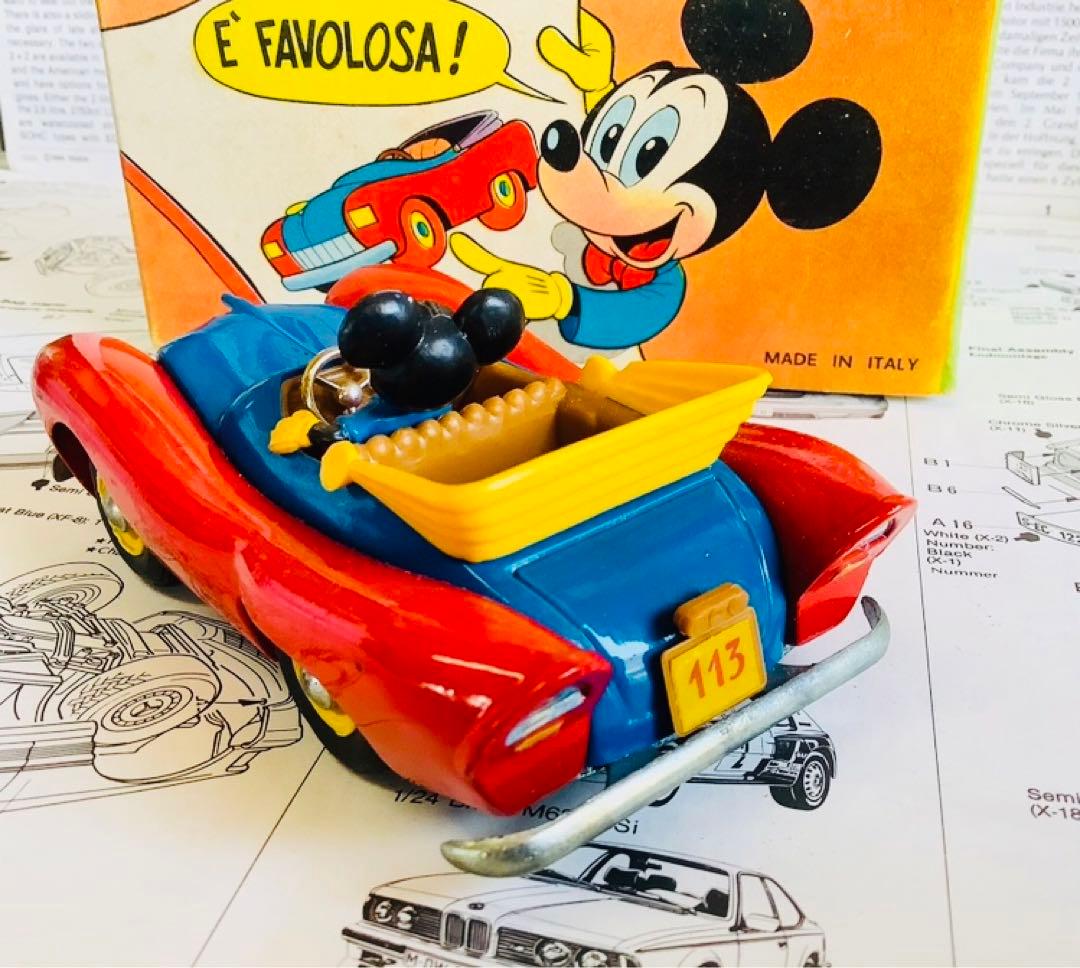 ミニカー　ポリトイズ　ミッキーマウス ミニカー Art. 602 ディズニー