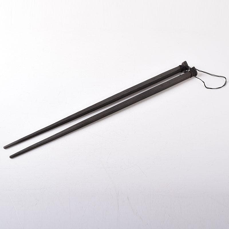 明珍火箸　五十一代　明珍宗之作　鉄製　火箸　共箱　C　8252