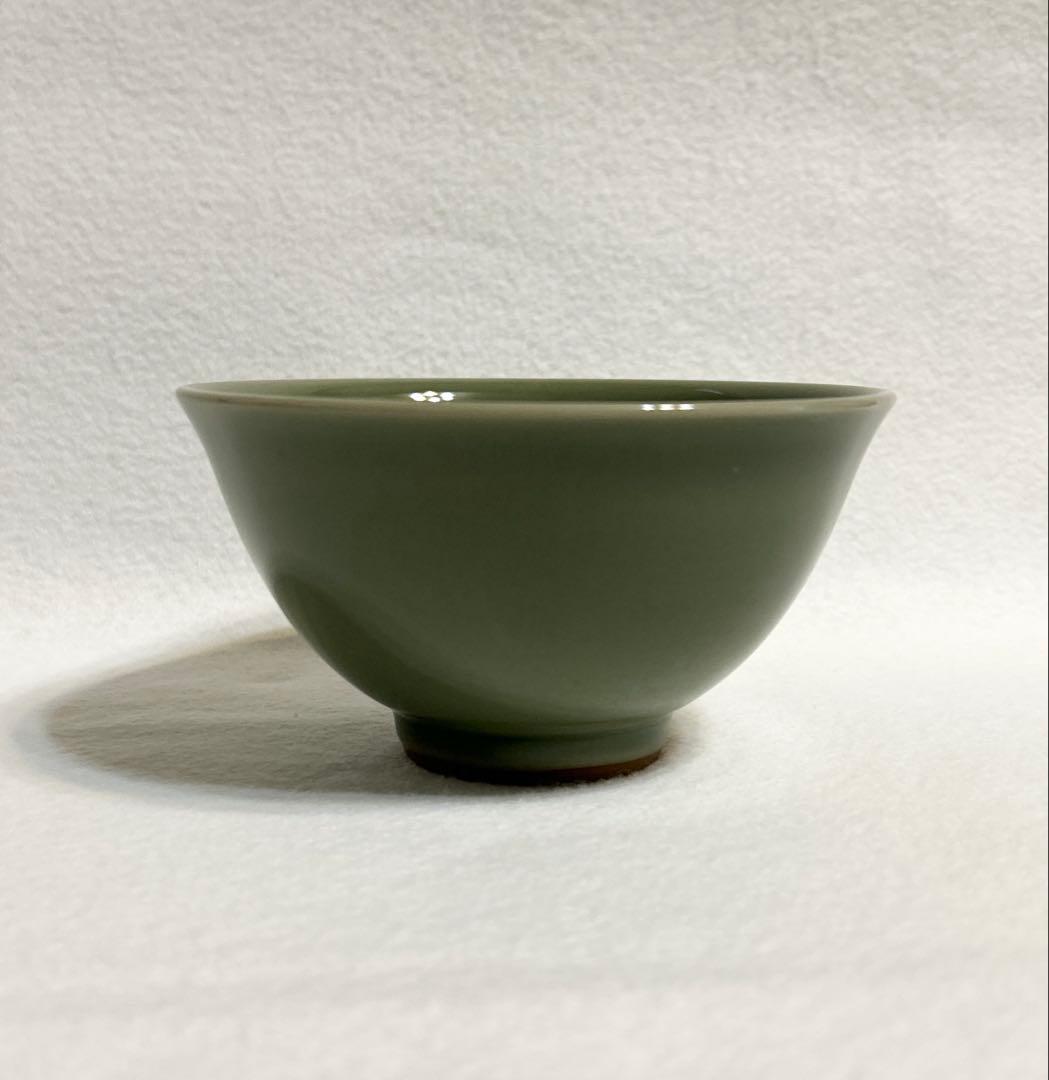 諏訪蘇山 青磁 茶碗 陶芸