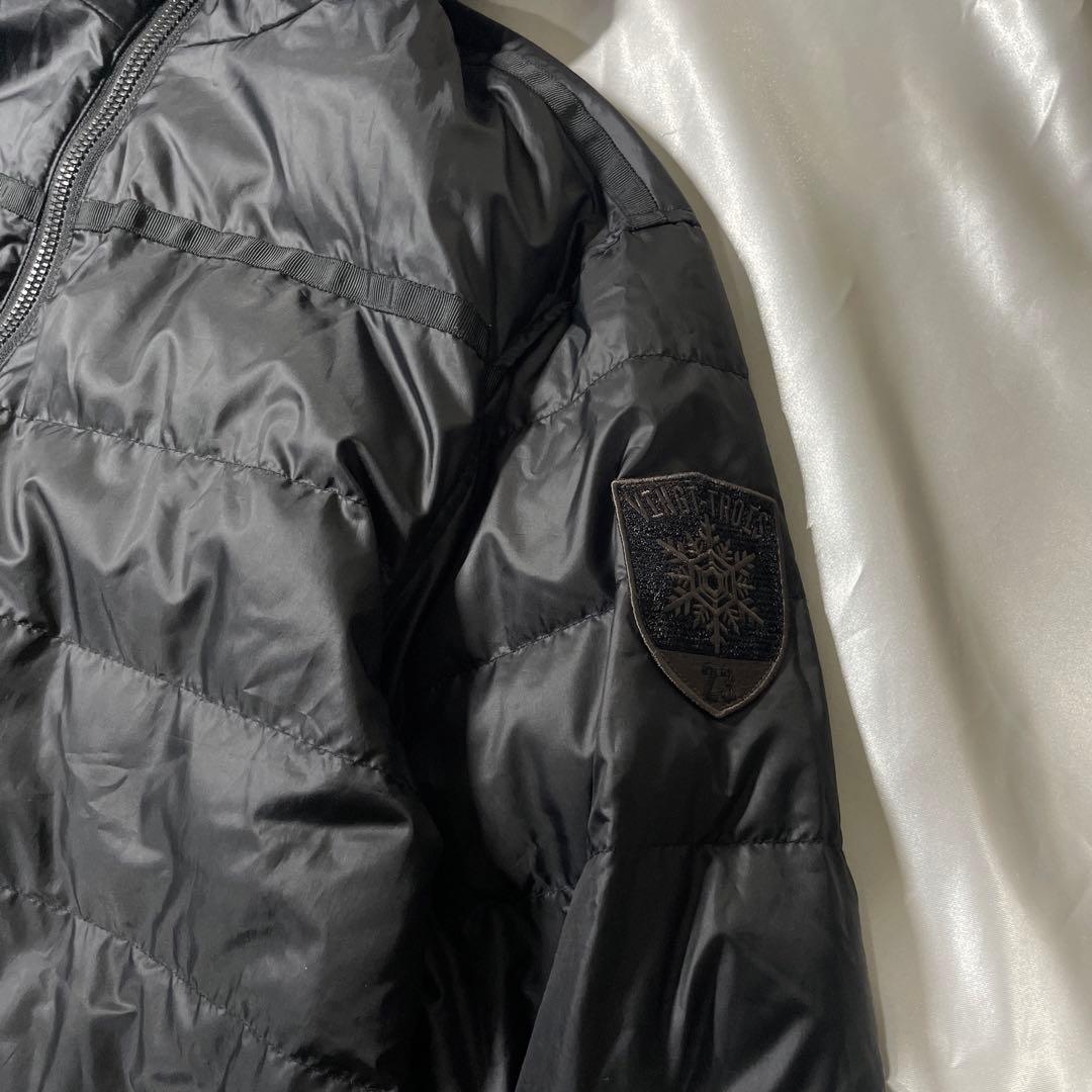 防風　防寒　オンワード　23区ゴルフ　ラウンドウェア　中綿コート　ブラック　L