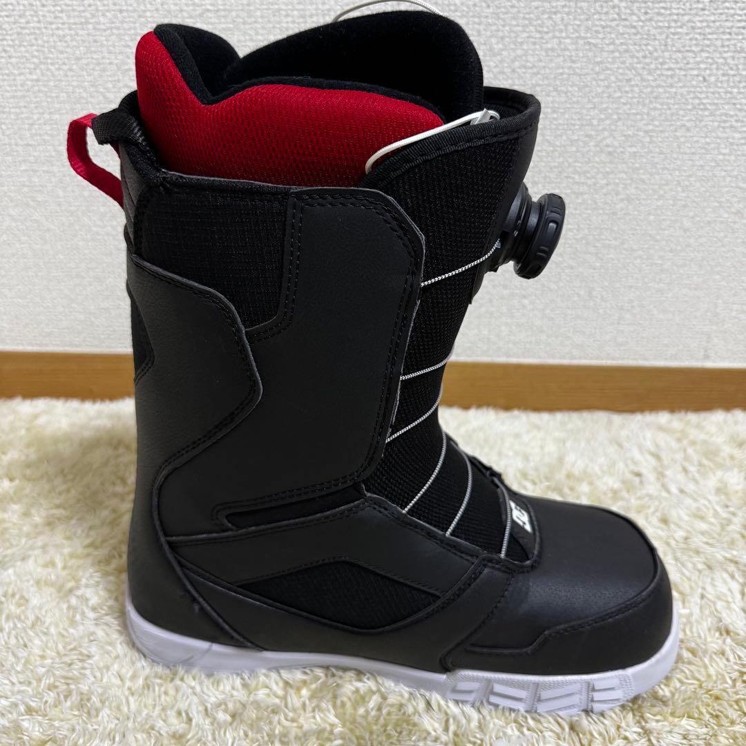 【極美品】DC SCOUT 27cm スノーボードブーツ ブラック/レッド