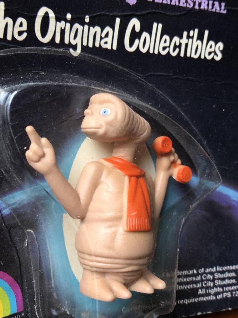 『映画E.T.』1982年 フィギュア 4点セット SF　ビンテージ　宇宙人