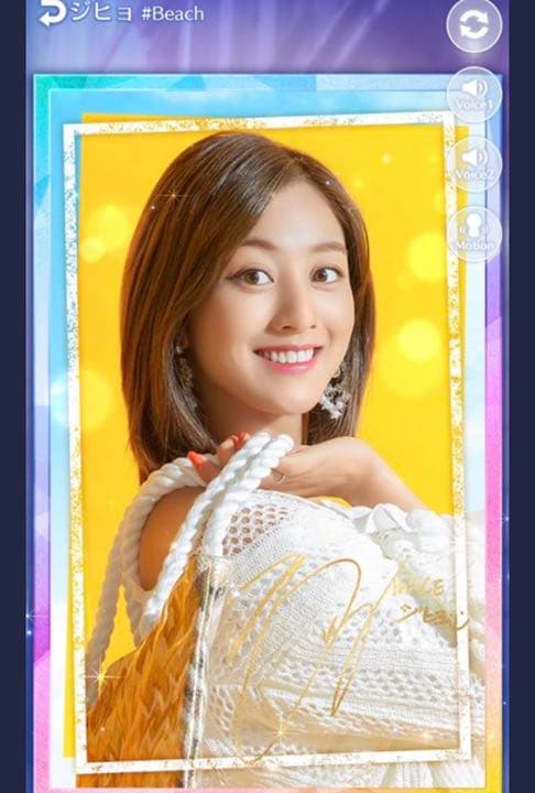 TWICE ジヒョ　直筆サイン入りトートバッグ