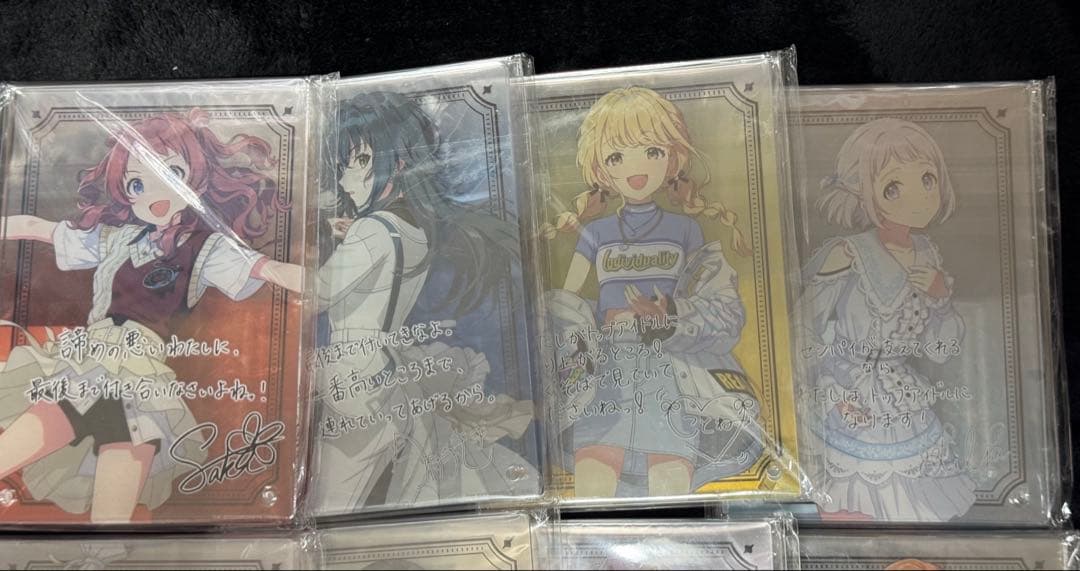 学園アイドルマスター 公式サイン＆メッセージパネル 全種セット 新品未開封