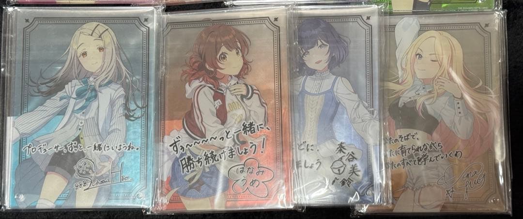 学園アイドルマスター 公式サイン＆メッセージパネル 全種セット 新品未開封