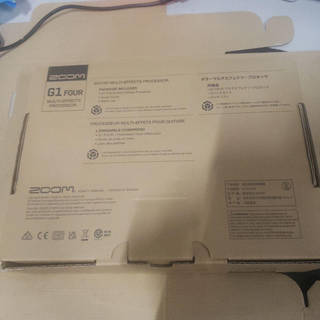 電源アダプターあり　ZOOM G1X FOUR マルチエフェクター